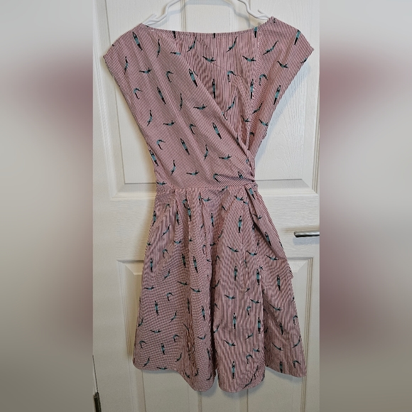 Anthropologie | Maeve | Red and white striped swimmer dress - Picture 7 of 8